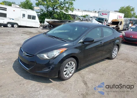 2012 Hyundai Elantra Gls from USA, damaged, VIN 5NPDH4AE4CH068580
